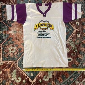 RARE Vintage 80’s I Love Her Single Stitch Tee